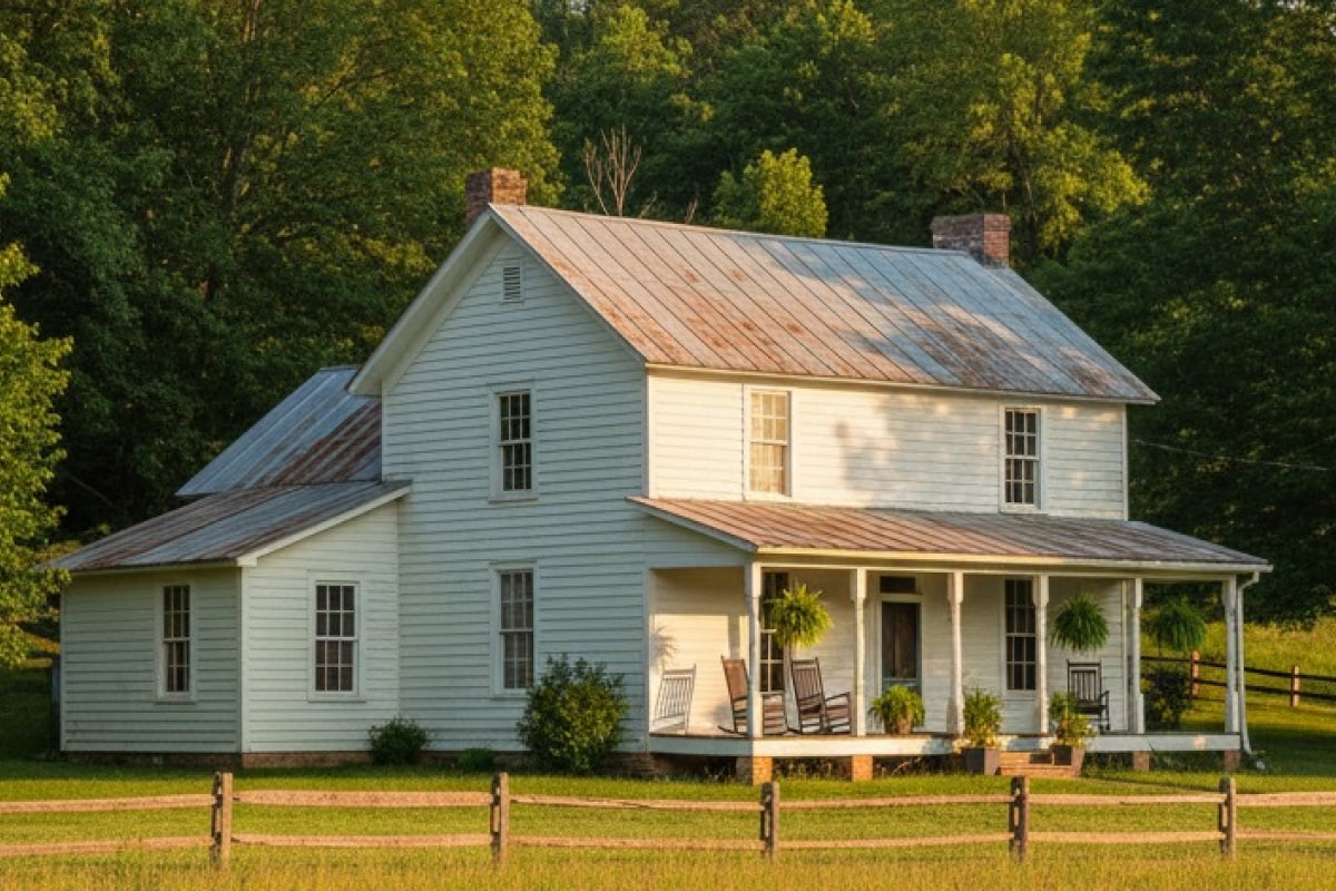 Historic Home and cabin spray foam insulation in fayetteville