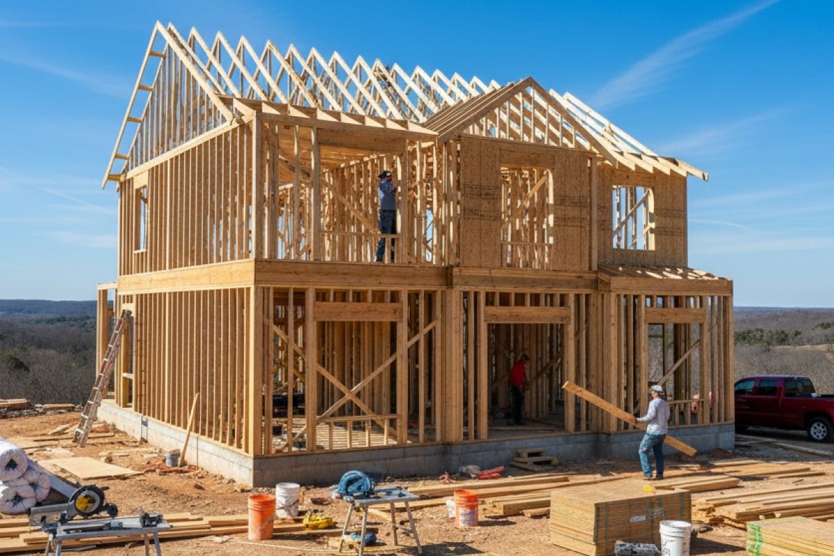 New Construction Buildings spray foam insulation in fayetteville