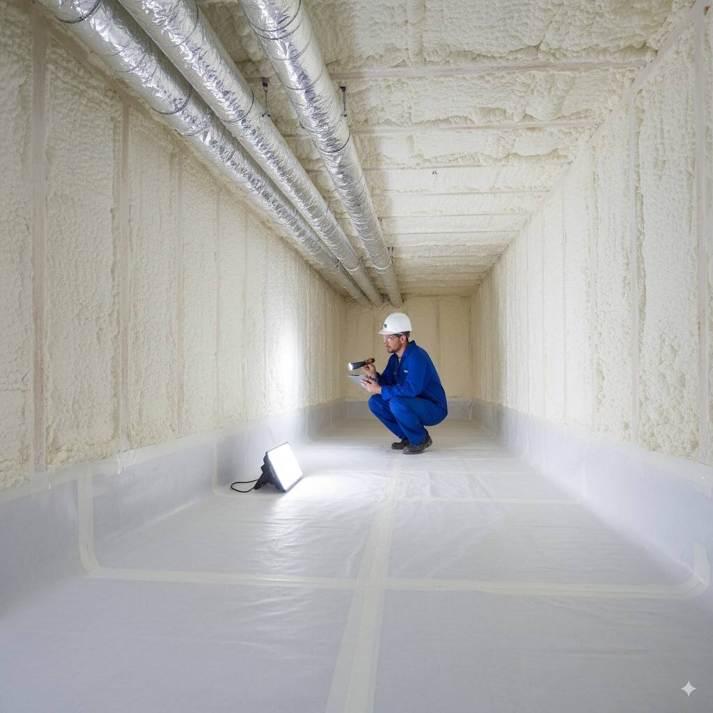 crawl space encapsulation in Fayetteville - ArkFoamExperts