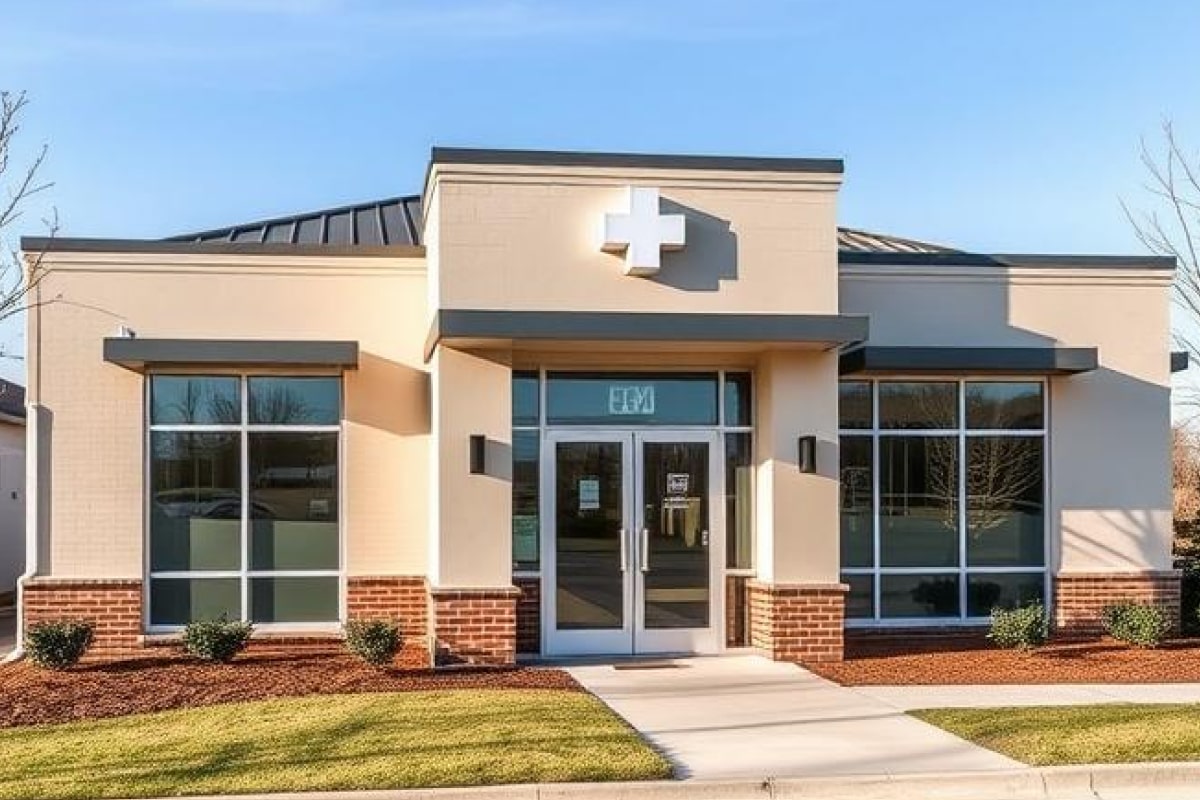 healthcare clinic building spray foam insulation in fayetteville