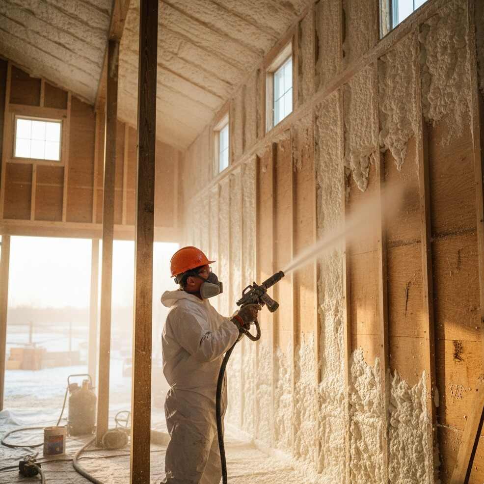 pole barn spray foam insulation Fayetteville - ArkFoamExperts