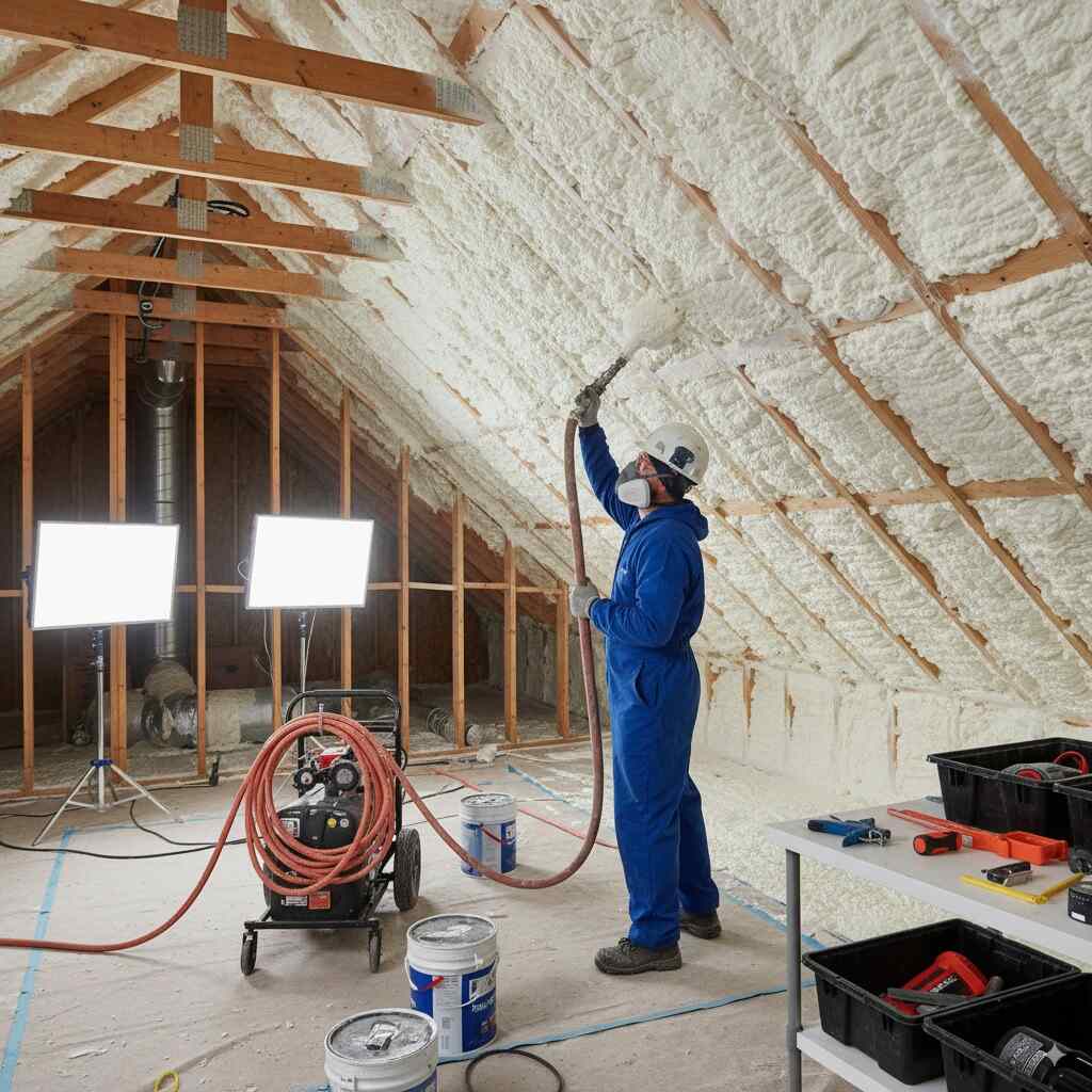residential spray foam insulation in Fayetteville, AR - ArkfoamExperts